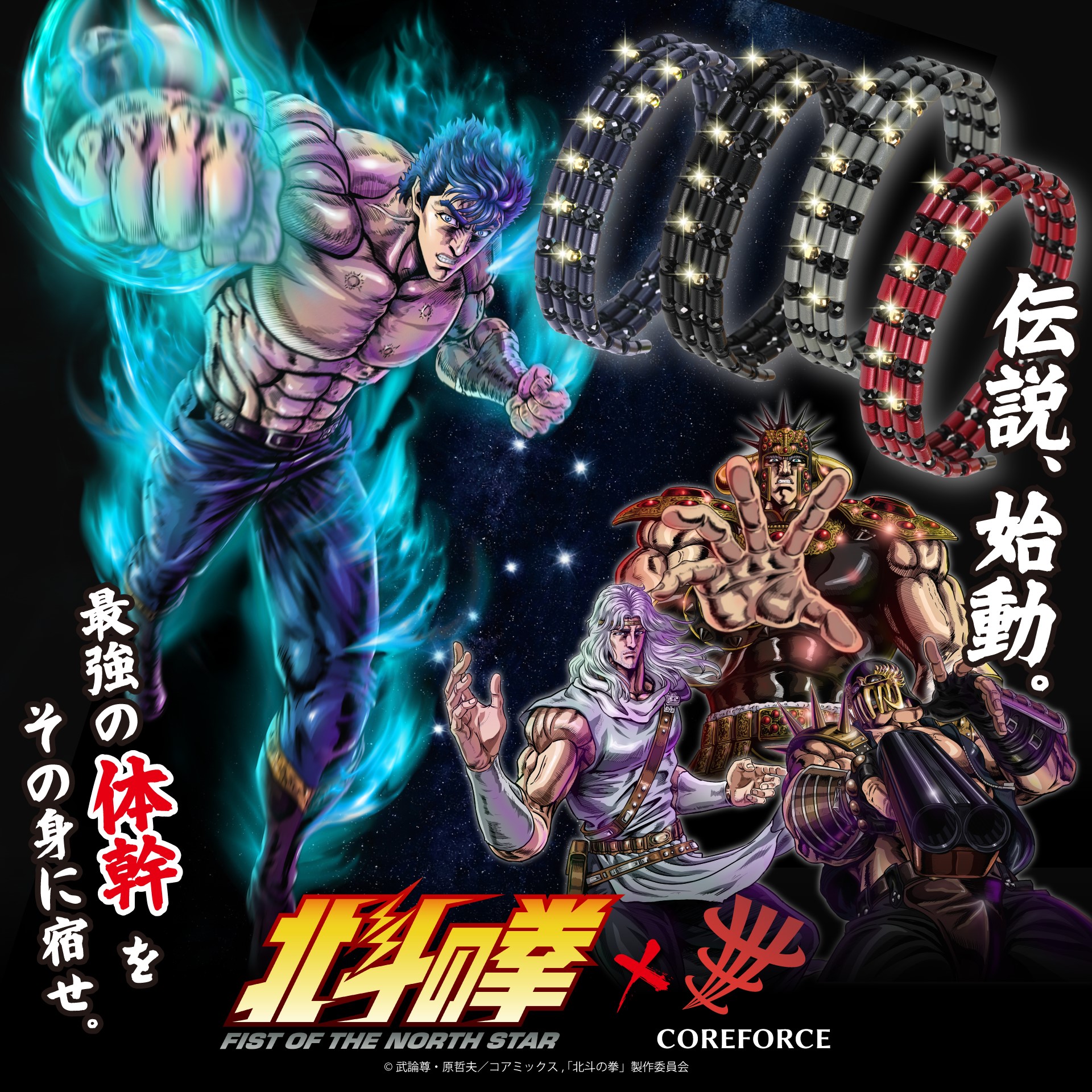 北斗の拳・コアフォースコラボ商品が発売！
